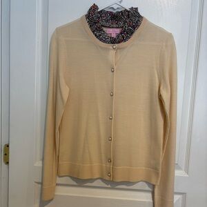 Lilly Pulitzer Cream Cardigan Sweater